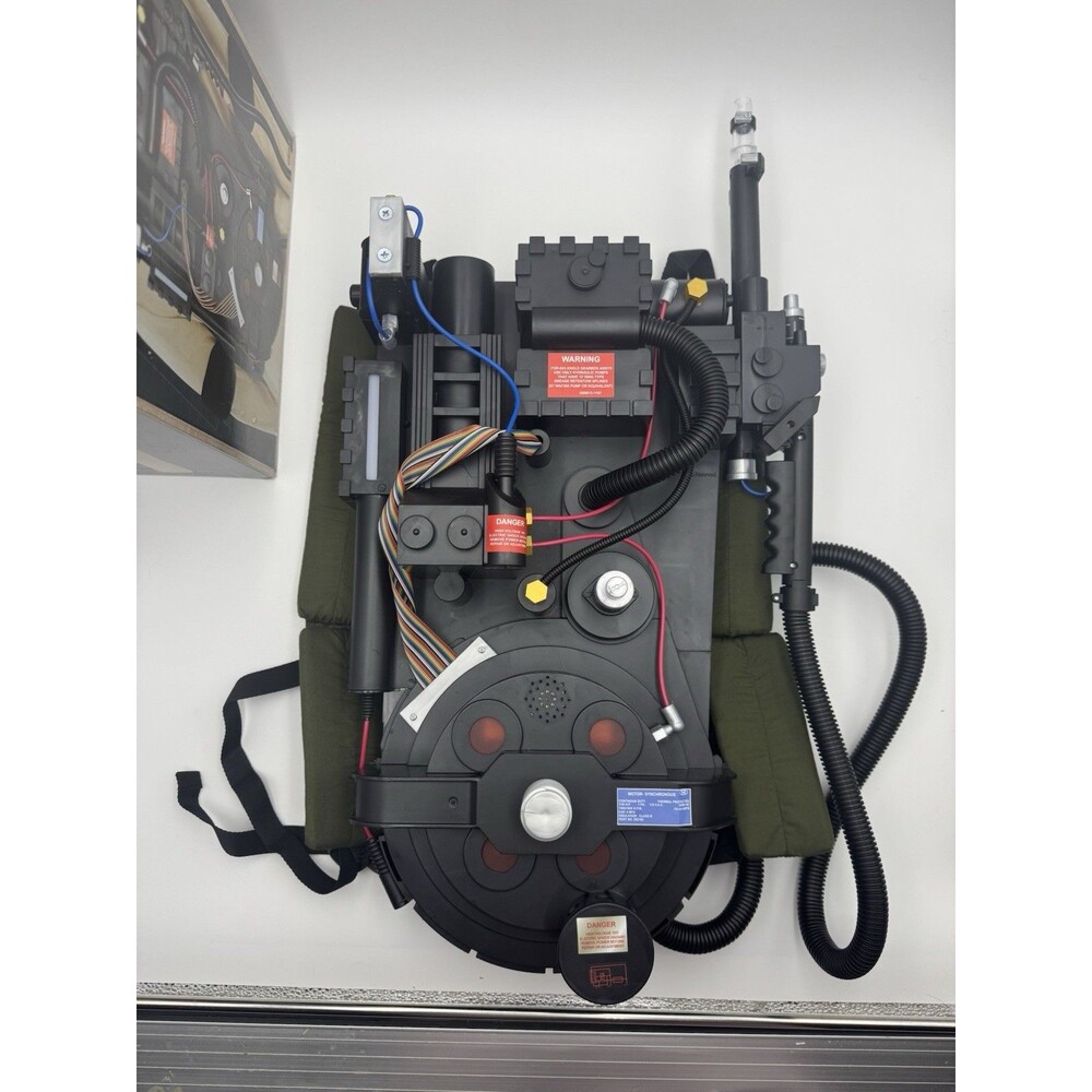 Spirit Halloween Ghostbusters Proton Pack Deluxe PLUS Unisex XXL Jumpsuit